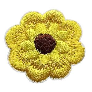 フラワー ワッペン 刺繍 アイロン接着 花 イ...の詳細画像1