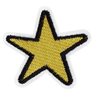 ワッペン アイロン 星 刺繍ワッペン 縦5.5...の詳細画像1