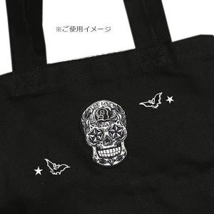スカル ワッペン 刺繍 アイロン おしゃれ か...の詳細画像2