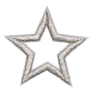 ワッペン アイロン 星 刺繍ワッペン 縦3.5...の詳細画像1