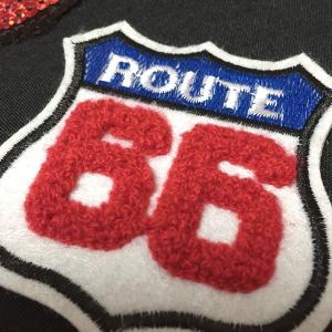 ワッペン 刺繍ワッペン ROUTE66 カスタ...の詳細画像1