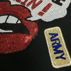 ワッペン 刺繍ワッペン 縦4cm×横9cm ラ...の詳細画像2