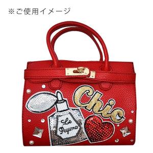 ワッペン スパンコール 縦4cm×横9.5cm...の詳細画像2