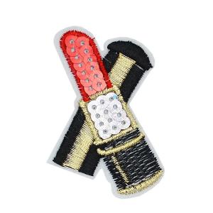 ワッペン スパンコール 縦6.5cm×横5cm...の詳細画像1