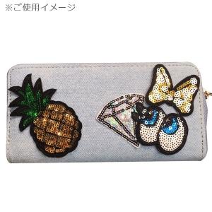 ワッペン スパンコール 縦8.5cm×横5.1...の詳細画像3