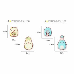 すみっコぐらし キャラクター ワッペン 刺繍 ...の詳細画像2