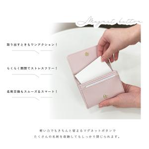 名刺入れ レディース 名刺ケース 大容量 30...の詳細画像4