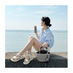 トートバッグ かごバッグ 巾着 浴衣 編みバッ...の詳細画像2