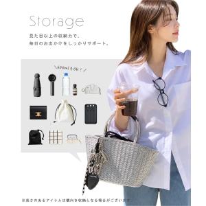 トートバッグ かごバッグ 巾着 浴衣 編みバッ...の詳細画像5