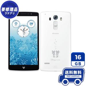 docomo Disney Mobile on docomo DM-01G ホワイト 本体 [訳あり...