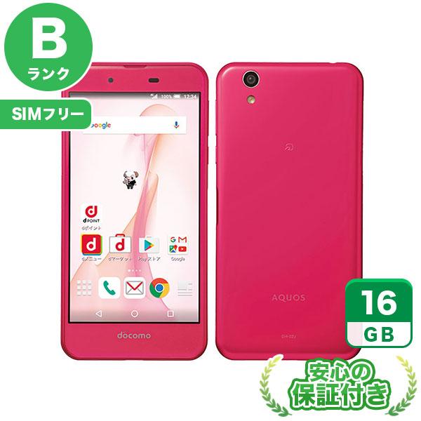 SIMフリー AQUOS EVER SH-02J ローズピンク16GB 本体[Bランク] Andro...