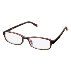 老眼鏡 シンプルビジョン スリム RG-001 デミブラウン +3.50  同梱 