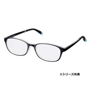 老眼鏡 シンプルビジョン スリム RG-002 ブラッククリア +3.50  同梱 