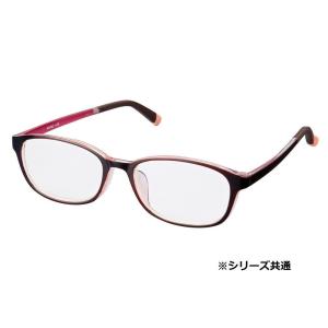 老眼鏡 シンプルビジョン スリム RG-002 ワイン/クリアピンク +3.50  同梱 