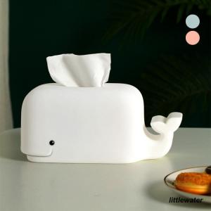 ティッシュケース おしゃれ 北欧 インテリア ペーパーボックス クジラ くじらティッシュカバー ティッシュボックス 小物入れ 動物 鯨｜raspberry-store