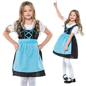 メイド服 コスプレ衣装 女の子 ビールガール ドイツ コスチューム ハロウィン 民族衣装 キッズ ミニワンピース おとぎ話 童話 トランプ｜raspberry-store
