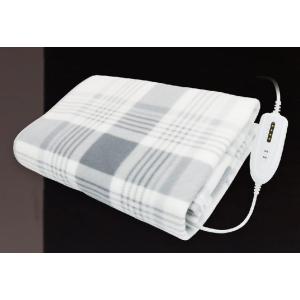 ぽかぽか電気敷毛布 MES-82 温度調節機能 電気毛布 簡単操作 自動電源OFF 洗濯機で丸洗いO...