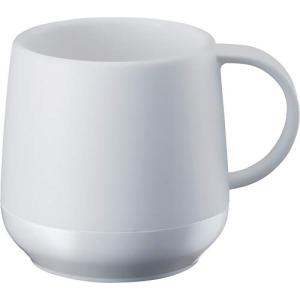 ゴーウェル 保冷 缶ホルダー & カフェ マグカップ 2WAY 軽量 プラサーモ 保温 断熱 ホワイト TS-1373-044