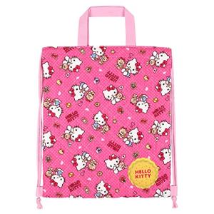 高波クリエイト キルトナップサック  ハローキティ ローズピンク 103694 製品サイズ:(