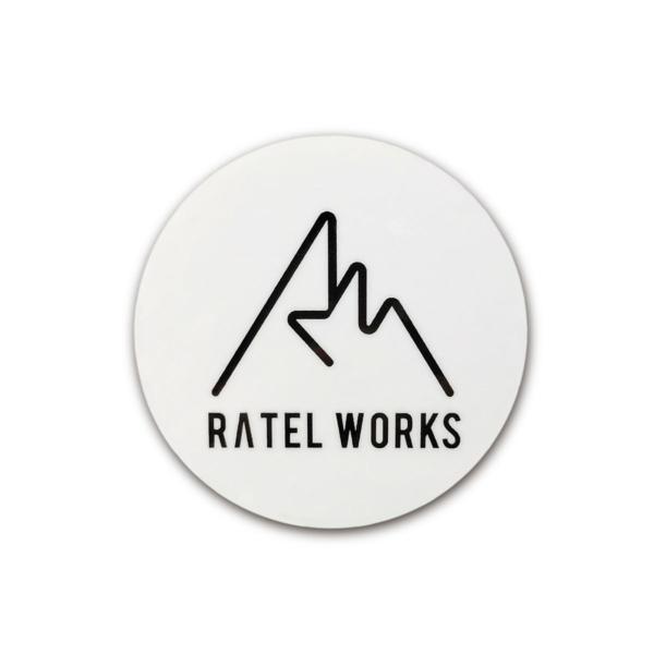 RATELWORKS ラーテルワークス　ステッカー円形　プリントステッカー ロゴステッカー （RWS...
