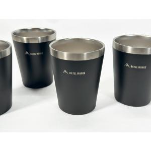 STACKABLE 2-LAYER TUMBLER*4 (スタッキング2層構造タンブラー) RATEL WORKS ラーテルワークス キャンプ タンブラー TUMBLER 保冷タンブラー