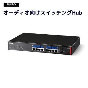 5/25〜29 P2倍＆最大2000円OFF メルコシンクレッツ製 オーディオ向けスイッチングHub BS-GS2016/A｜ratoc