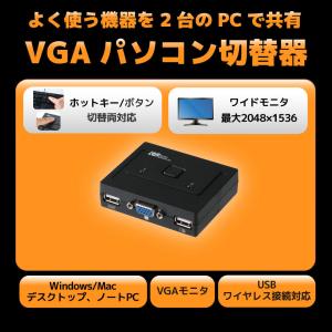 4K ディスプレイ USBキーボード マウス パソコン切替器 RS-250UHDP-4KA