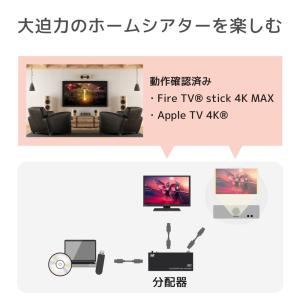 4K60Hz対応 1入力4出力 HDMI分配器...の詳細画像5