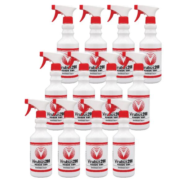 次亜塩素酸ナトリウム製剤 ウィルバス200 スプレータイプ500ml〔12本〕200ppm