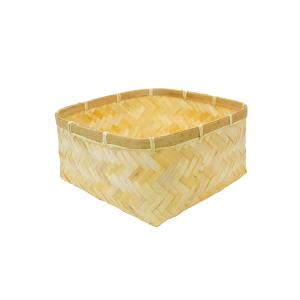 型番323 竹かご 竹製 収納かご 収納バスケット 一閑張り材料 和紙