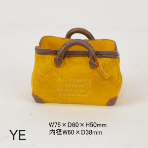 レジンミニチュアポット ボストンバッグ YE ...の詳細画像1
