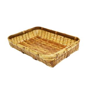 受注生産 別府竹細工 八つ目(八ツ目)編み フリーボックス 205mm×205mm