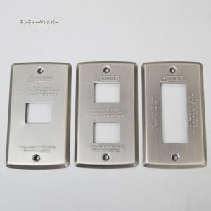 スイッチカバー 2穴 アンティーク色 コンセン...の詳細画像5