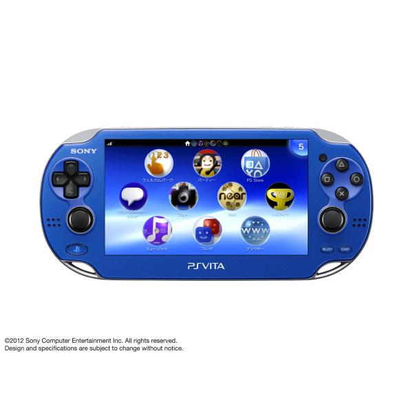 PlayStationVita Wi-Fiモデル サファイア・ブルー (PCH-1000 ZA04)...