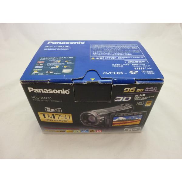 パナソニック デジタルハイビジョンビデオカメラ TM750 内蔵メモリー96GB メタリックグレー ...
