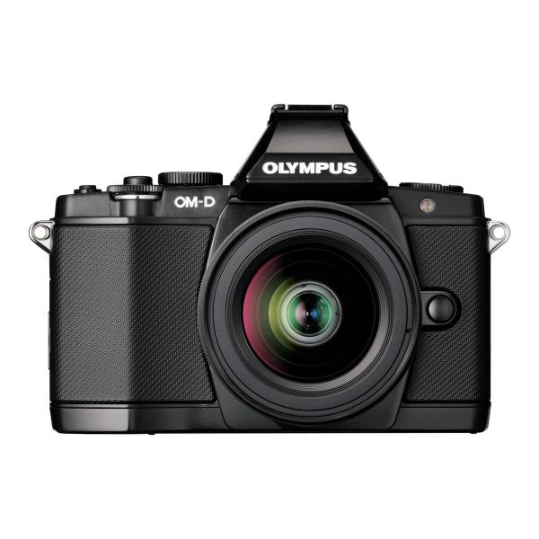 OLYMPUS ミラーレス一眼 OM-D E-M5 レンズキット ブラック 1605万画素 防塵 防...