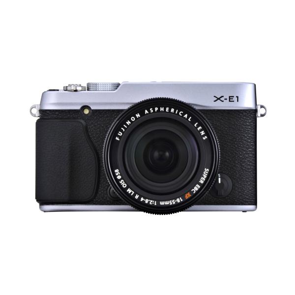 FUJIFILM ミラーレス一眼 X-E1 レンズキット シルバー FX-X-E1/XF18-55m...