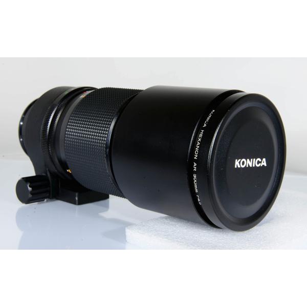KONICA HEXANON AR 300mm F4.5 コニカマウントII用交換レンズ 三脚座付き