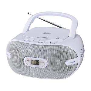 オーム電機 Audio Comm CDラジオ871Z RCR-871Z ホワイト｜ravi-maison