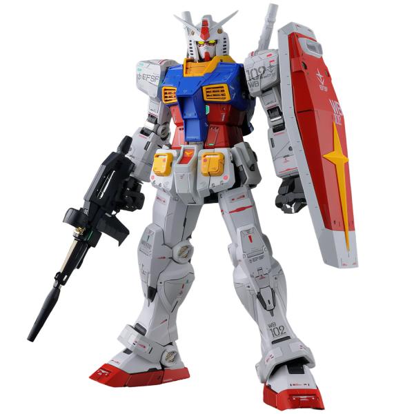 PG UNLEASHED 機動戦士ガンダム RX-78-2 1/60スケール 色分け済みプラモデル ...