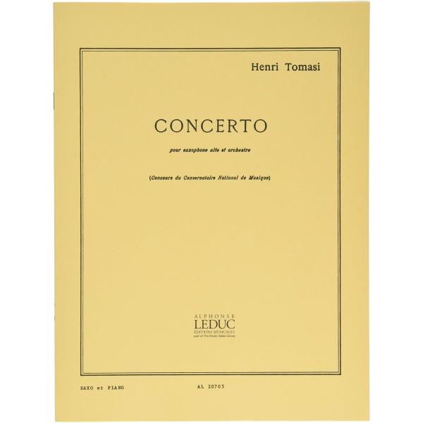 トマジ : 協奏曲 サクソフォン・コンチェルト (サクソフォン、ピアノ) ルデュック出版