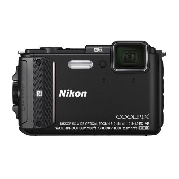 Nikon デジタルカメラ COOLPIX AW130 ブラック BK