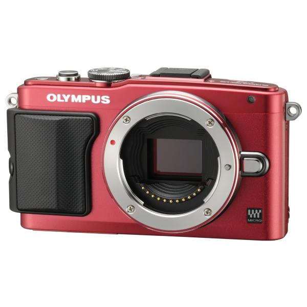 OLYMPUS ミラーレス一眼 PEN Lite E-PL6 ボディ レッド E-PL6 BODY ...