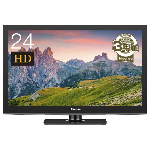 ハイセンス 24V型 液晶 テレビ HJ24K3120 ハイビジョン 外付けHDD裏番組録画対応 2...