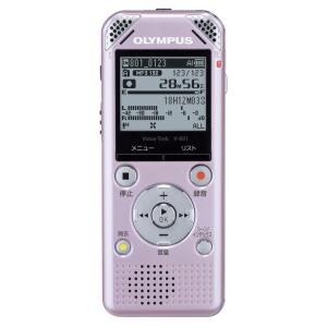OLYMPUS ICレコーダー VoiceTrek 2GB MP3/WMA ステレオ録音 microSD対応 PNK ピンク V-801｜ravi-store