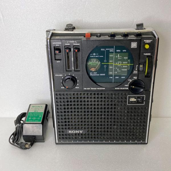 SONY ソニー ICF-5600 スカイセンサー 3バンドレシーバー FM/MW/SW （FM/中...