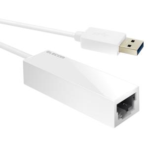 エレコム 有線LANアダプター Nintendo Switch 動作確認済 USB-A USB3.0 ギガビット対応 ホワイト EDC-GU｜ravi-store
