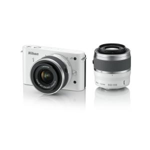 Nikon ミラーレス一眼カメラ Nikon 1 (ニコンワン) J1 (ジェイワン) ダブルズームキット ホワイトN1 J1WZ WH