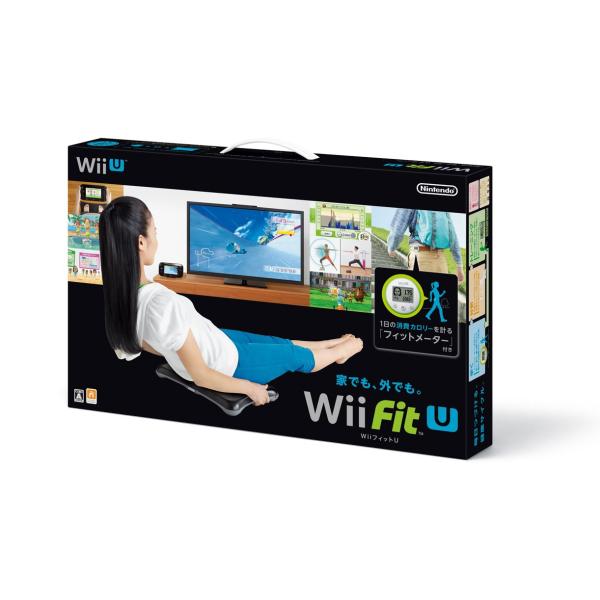 Wii Fit U バランスWiiボード (クロ) + フィットメーター (ミドリ) セット - W...