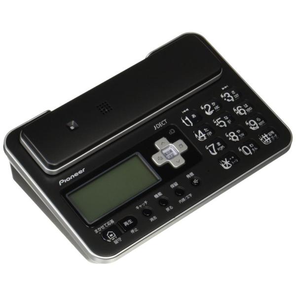 パイオニア DECTフルコードレス留守番電話子機1台付き ブラック TF-FA70W-K